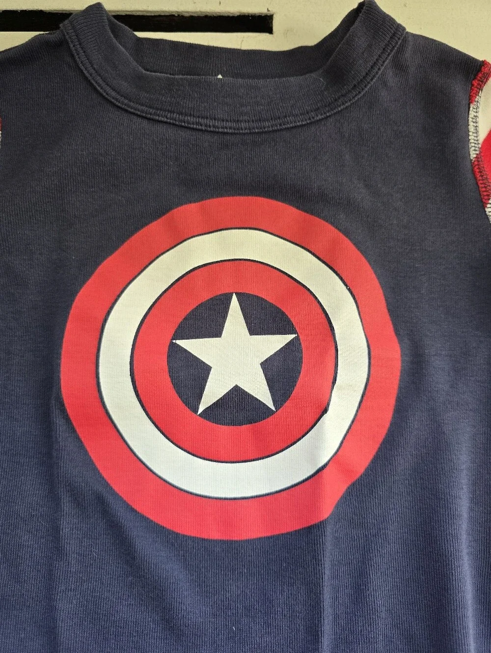 Hanna Andersson Captian America Shorts Pajama Set